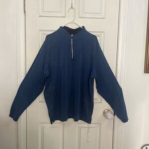 FootJoy Men's Navy Half-Zip Pullover